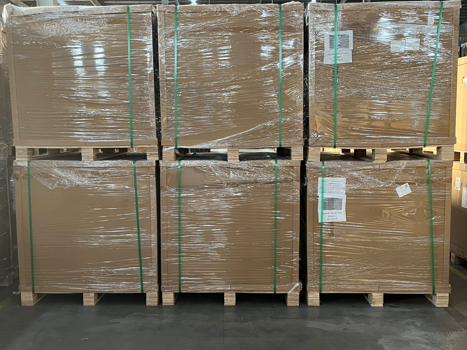 Industrial warehouse storage racks